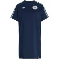 Adidas Germany Originals Short Sleeve Dress Bleu XL Femme