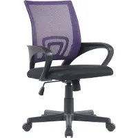 BellaFurn Chaise de bureau ergonomique Geniús - chaise de bureau - poussière de maille respirante, hauteur d'assise réglable. Couleur : Violet