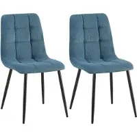 BellaFurn Set de 2 chaises de salle à manger - Chaises de salle à manger - confort et entretien modernes - convivial