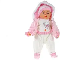 Adar Poupée bébé qui chante et parle en polonais 45cm