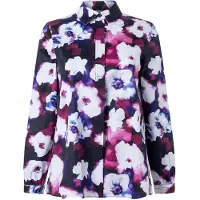 MAERZ Muenchen Chemisier bleu foncé / baie / rose / blanc