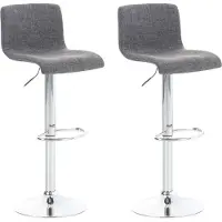 BellaFurn lot de 2 tabourets de bar modernes - Tabouret de bar - Confort d'assise ergonomique