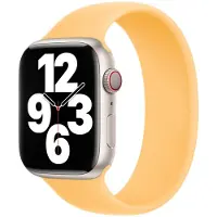 Apple Bracelet Boucle unique en Silicone pour Watch | 38/40/41/42 mm - Taille 6 - Sunglow