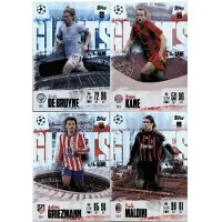 Topps Match Attax Ligue des champions 2024/25 EXTRA - Cartes à collectionner - Les 4 géants du jeu, édition limitée