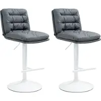 BellaFurn Ensemble de tabourets de bar moderne - tabouret en similicuir - hauteur réglable