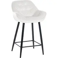 BellaFurn Tabouret de bar élégant en velours - design confort d'assise et maintien optimal