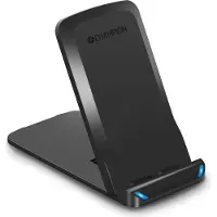 Champion Chargeur sans fil 10W QI sur pied noir