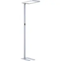 NCC-Licht Lampadaire LED Luka argent Up & Down 2 x 40W 8400lm blanc neutre 4000K UGR