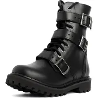 Angry Itch Bottes en cuir - 10-Loch Ranger 3 Buckles Light 39