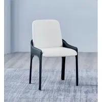 Xl Moebel Gmbh Moderner Weiß-Schwarzer Esszimmer Stuhl Designer Esszimmer Möbel Stuhl
