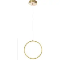 Toolight Lampe Suspendue Led G112-CP Gold
