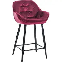 BellaFurn Velvet Bar Pall - Pall haut - Design ergonomique et stabilité, confort maximal