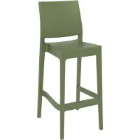 BellaFurn Tabouret de bar design - Tabouret de bar moderne - résistant aux intempéries et empilable