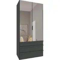 Wimex Armoire à portes battantes Oxford, 100 x 58 x 216 cm, couleur et finition au choix