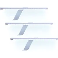 Kalb Material für Möbel kalb | Lampes LED rondes pour montage en saillie Éclairage d'armoires SET de 1 à 6, y compris bloc d'alimentation avec/sans interrupteur à pied