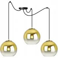 Light11 HOME Suspension, lustre, abat-jour doré, 20 cm