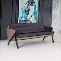 Xl Moebel Gmbh Canapé moderne de luxe deux places fauteuil rembourré Design Meuble de travail 2+1