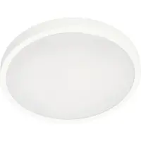 EDO Plafond PERETI 18W anneau blanc 29,5cm, 3000K blanc chaud, 1800lm, IP44, 220-240V EDO777610