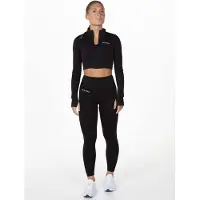 Divina Veste de sport 'Valens' noir / blanc naturel