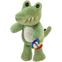 Sandy Crocodile en peluche vert - environ 24 cm
