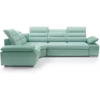 AEA Ecksofa Wohnlandschaft Couch Polster Eckgarnitur Sofa Leder Eck Garnituren