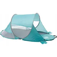 VOG Tente de plage 200 x 120 x 98 cm Montage rapide Protection UV Repos confortable