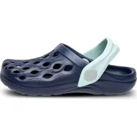 Ladeheid Clogs Enfants Chaussures pour filles et garçons Sabots de jardin légers Chaussures de jardin Enfants LA-CA-14 (Bleu marine, 25/26 EU)