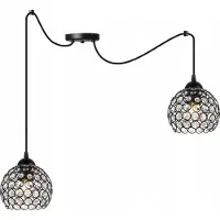 Light11 HOME Spider Suspension, Plaque En Cristal