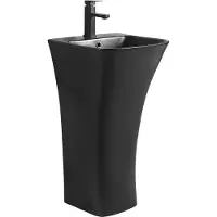 Mexen Nel lavabo à poser au sol 44 x 43 cm, noir mat - 26134570