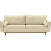 SLF24 Canapé convertible avec coffre de rangement Cornelia-Velluto 2-like oak