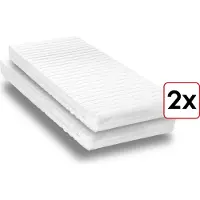 Sleezzze Matelas en mousse froide K16 80 x 200 cm, hauteur 16 cm, degré de fermeté H2/H3 Twin