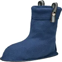 Ladeheid Chaussettes chaudes pour bottes, doublure pour bottes en caoutchouc (bleu marine, taille 40/41)