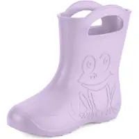 Ladeheid Bottes de pluie Eva ultra-légères pour femmes de (violet clair, 36/37) LA-CA-09