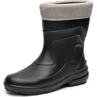 Ladeheid Bottes en caoutchouc Thermo Eva pour femmes LA-800-2017 (noir/gris, 42)