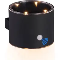 Northpoint LED Applique murale solaire avec détecteur de mouvement up & down technique blanc chaud cylindre