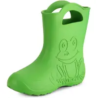 Ladeheid Femme Bottes de pluie légères en caoutchouc Eva LA-CA-09 (Vert, 36/37 UE)