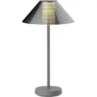 Northpoint LED Design Lampe de table à intensité variable pour l'intérieur et l'extérieur avec batterie 2200 mAh forme conique