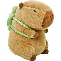 SklepLolki Lolex | Mascotte de capybara avec sac à dos - Peluche - Jouet - 25 Cm