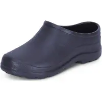 Ladeheid femmes et hommes sabots légers Eva sabots de jardin chaussures de jardin LADW001 (bleu marine 9482, 36)