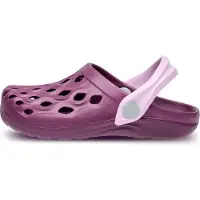 Ladeheid Sabots pour enfants, pour filles et garçons, sabots de jardin légers, chaussures de jardin pour enfants LA-CA-14 (violet, 29/30 EU)