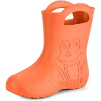 Ladeheid Femme Bottes de pluie légères en caoutchouc Eva LA-CA-09 (Orange (151c), 38/39 EU)