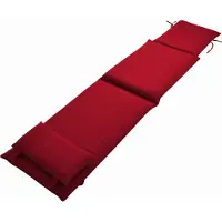 Lestix International Gartenliege Auflage 190cm x 47cm für Liegestuhl Imperia TL-3007 Rot