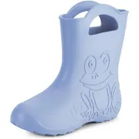 Ladeheid Femmes bottes de pluie légères en caoutchouc Eva LA-CA-09 (bleu clair, 38/39 UE)