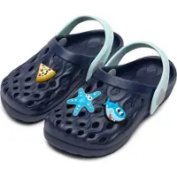 Ladeheid Sabots pour enfants, pour filles et garçons, sabots de jardin légers, chaussures de jardin pour enfants LA-CA-15 (bleu marine, 25/26 EU)