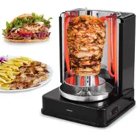 Syntrox Germany Gril pour poulet Tubsol | Gril pour brochettes | Gril pour kebab | Gril pour gyros | Rôtissoire