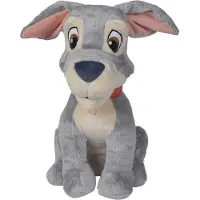 Northix Peluche douce La Belle et le Clochard, taille 35 cm