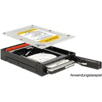 DeLOCK 47224 Wechselrahmen 1x 2,5" SATA HDD in 3,5" Schacht