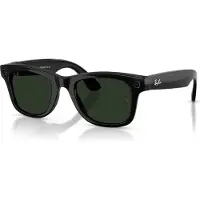 Ray-Ban Lunettes de soleil Wayfarer Meta Gen 2 Photochrome, noir Transitions Graphite Green/CAT1-3 / 53 noir Transitions Graphite Green/CAT1-3