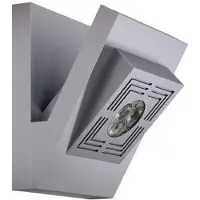 Osram Tresol Cube 4,5W LED Applique | Blanc chaud | Aluminium | Argent | Lampe