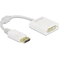 DeLOCK Adapter DisplayPort 1.1 Stecker zu DVI Buchse Passiv weiß
